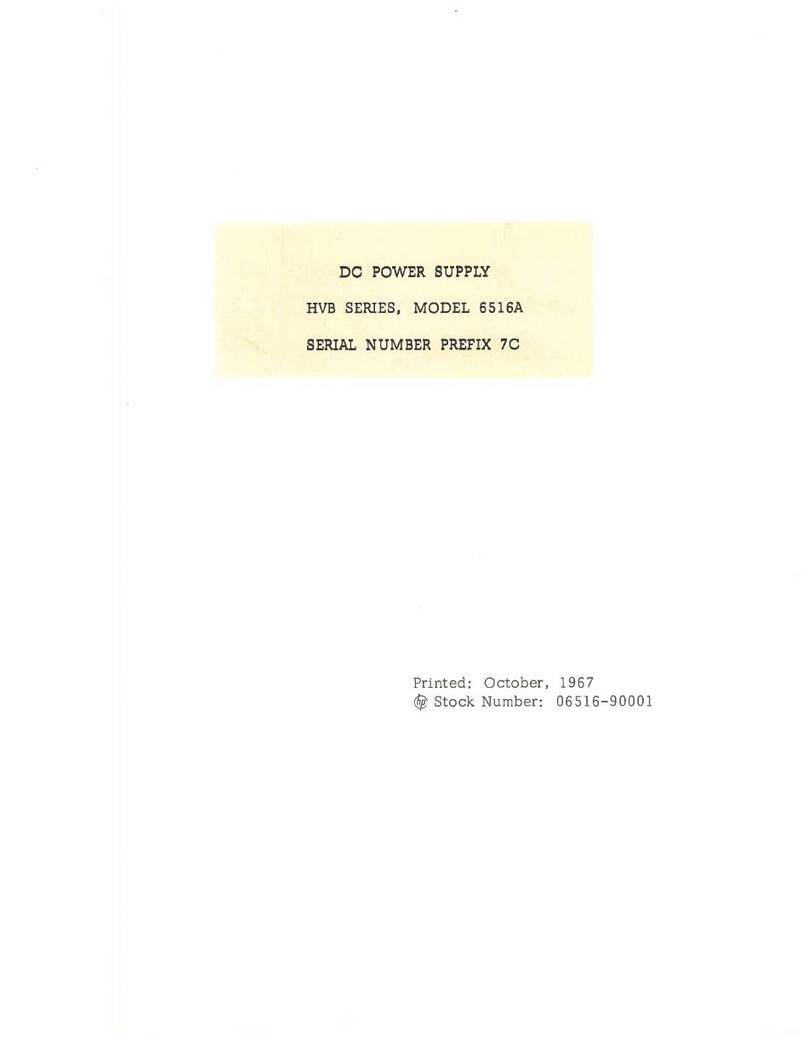 HP HVB Series manual