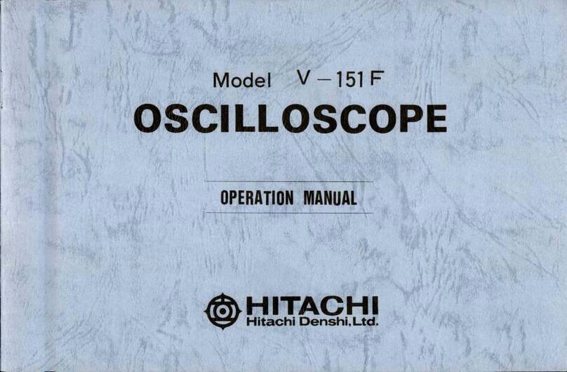 Hitachi V-151F Operation manual
