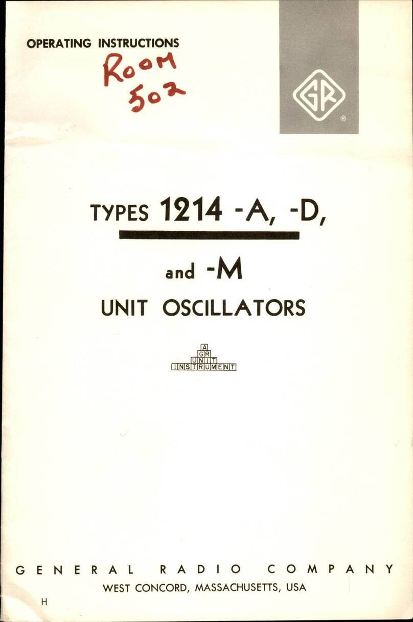 GR 1214-A User manual