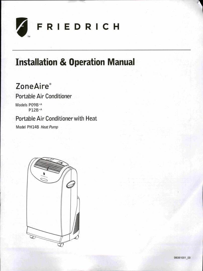 Friedrich P09B-A User manual