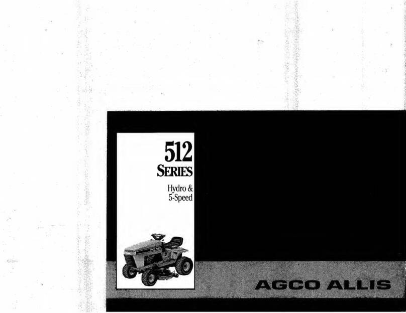 AGCO Allis 512 SERIES User manual