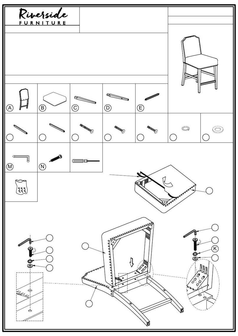 Riverside Furniture 92615 Assembly instructions Riverside Furniture 92615 Assembly instructions