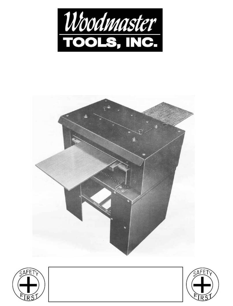 Wood master 1200 Operator's manual