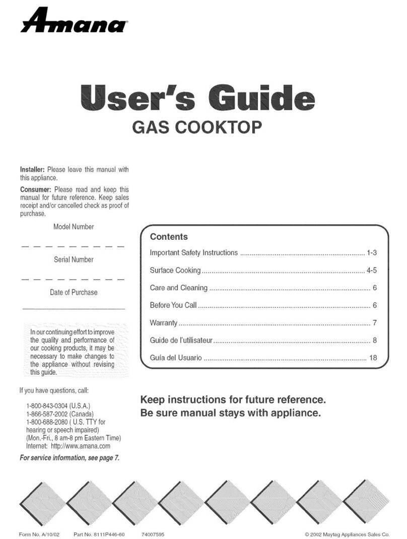 Amana AKS3040 user guide