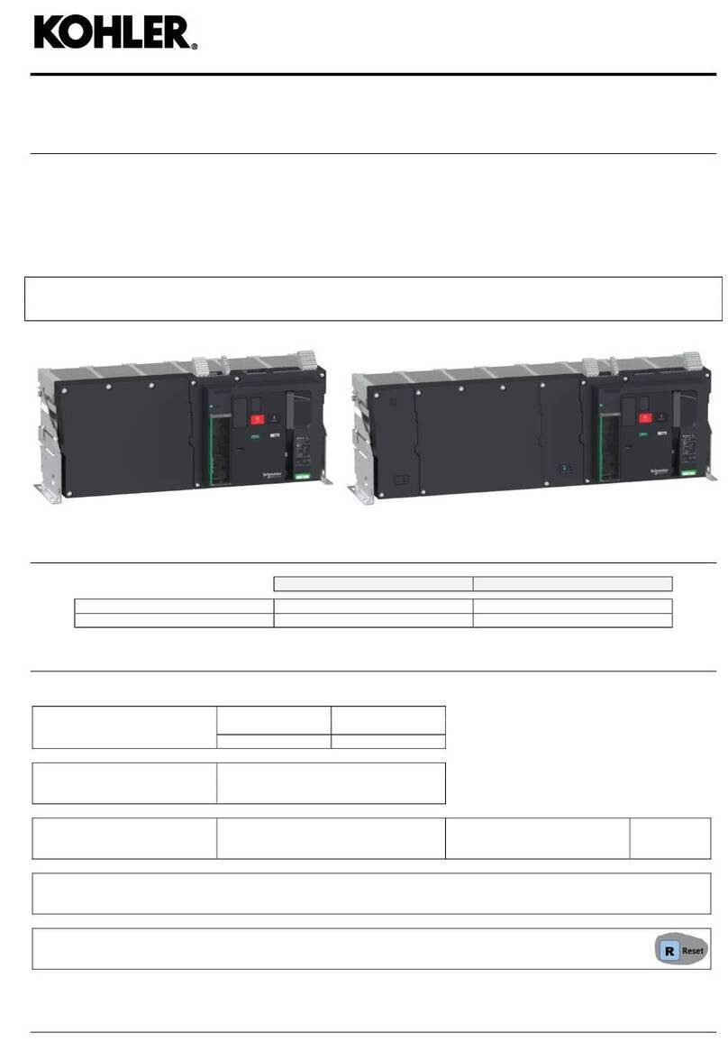 Kohler 31613437201NE quick start guide