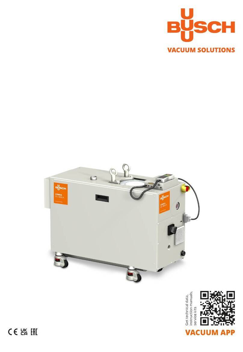BUSCH DS 1800 A User manual