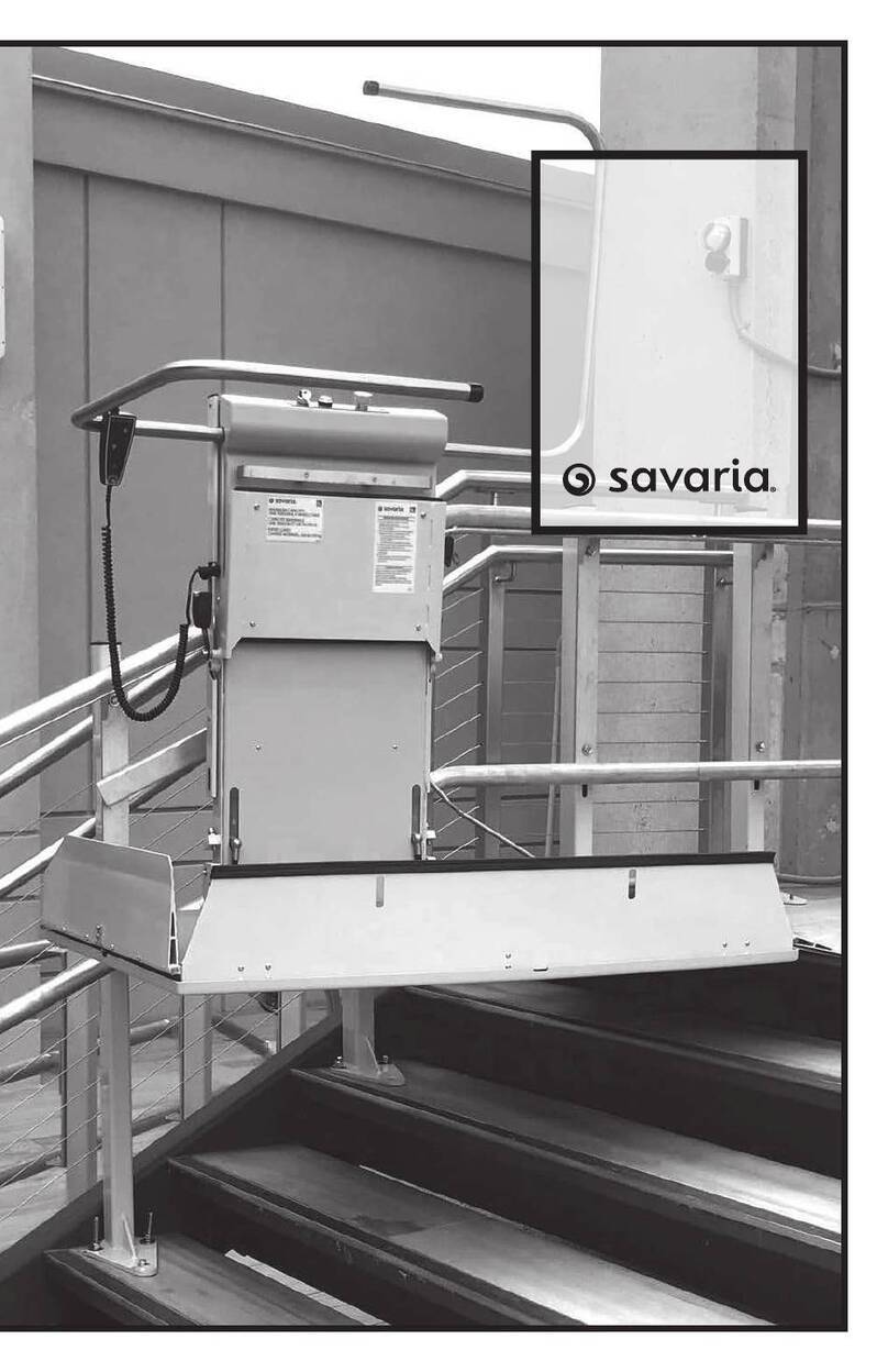 Savaria omega User manual Savaria omega User manual