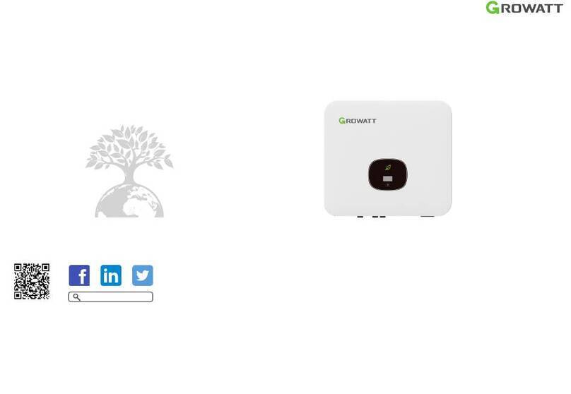 Growatt MIN 7000TL-X2 User manual