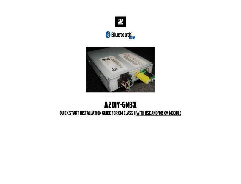Discount Car Stereo A2DIY-GM3X Quick start installation guide Discount Car Stereo A2DIY-GM3X Quick start installation guide