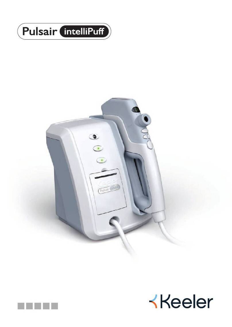 Keeler Pulsair IntelliPuff User manual