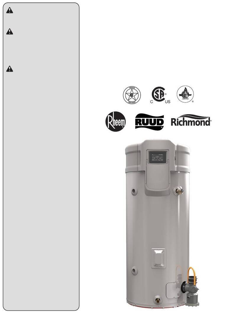 Rheem Maximus User manual