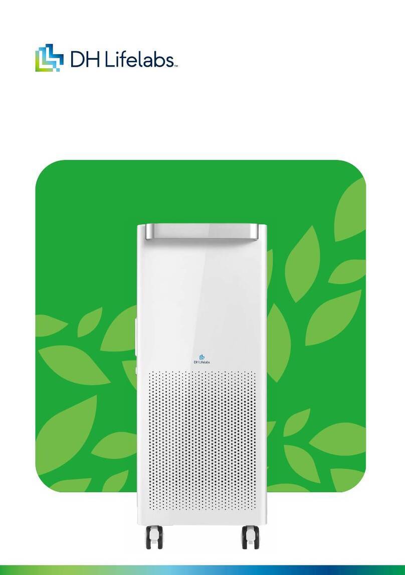 DH Lifelabs Sciaire Pro + HEPA instruction manual