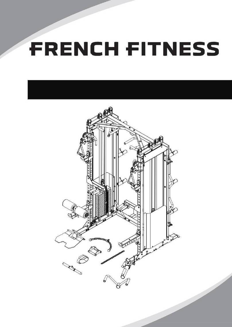 FRENCH FITNESS FF-SRFT8 Assembly manual