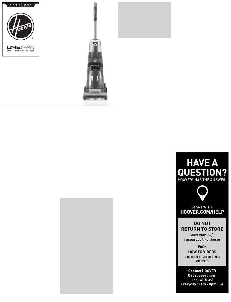 Hoover ONEPWR SMARTWASH User manual