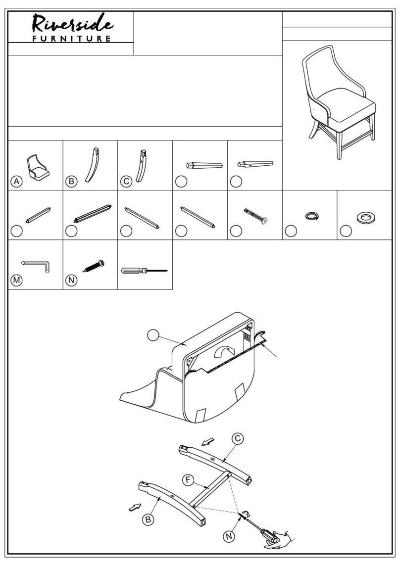 Riverside Furniture 92605 Assembly instructions