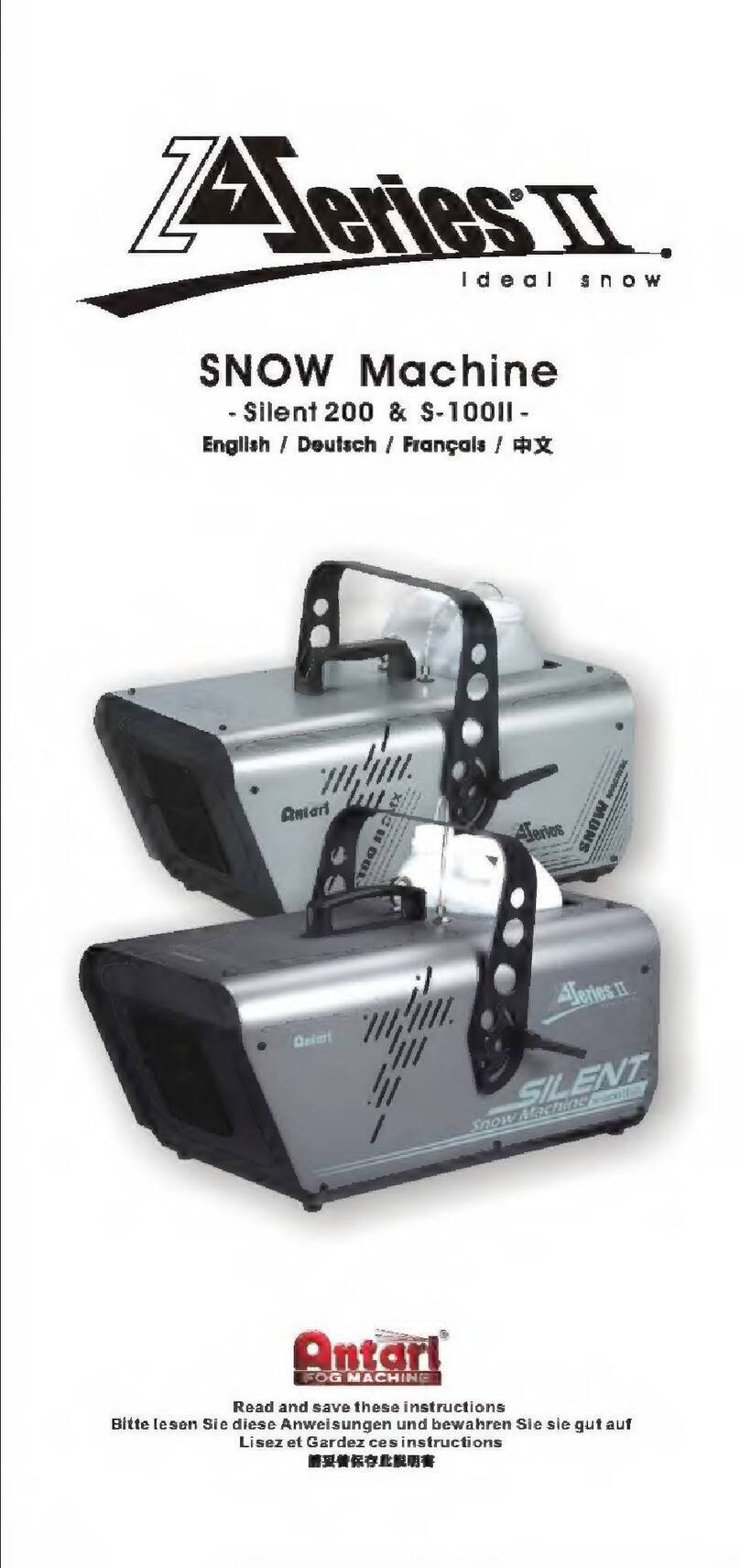 Antari II Series User manual Antari II Series User manual