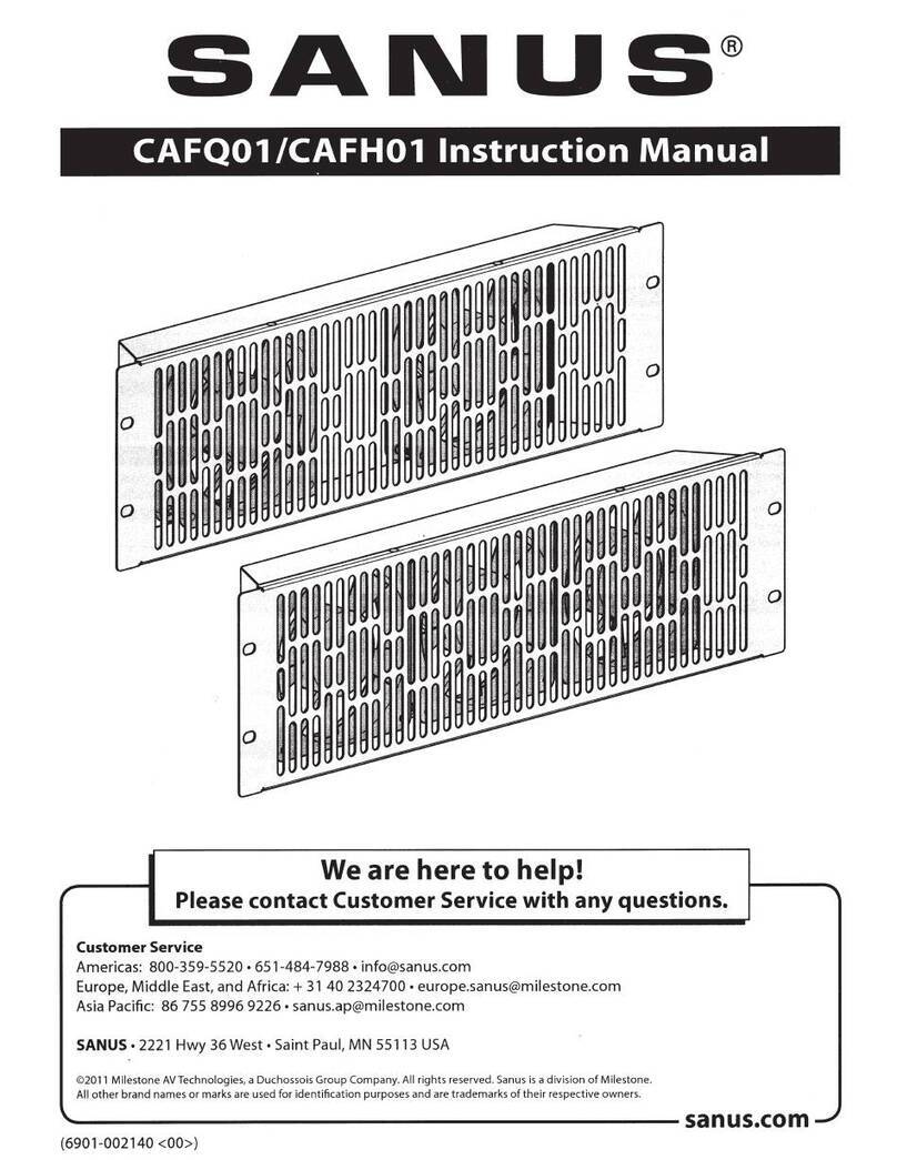 Sanus CAFQ01 instruction manual