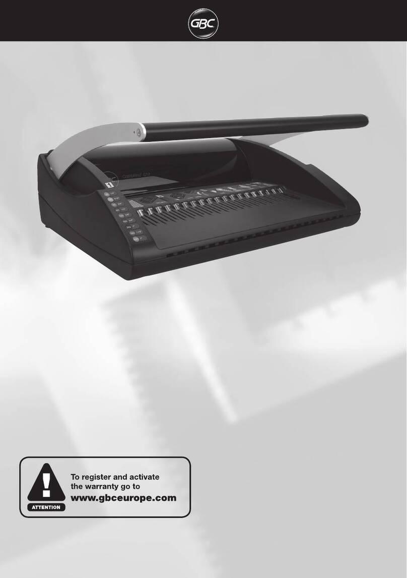 GBC C200 instruction manual