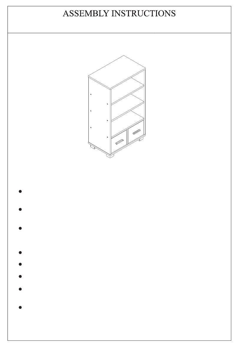 InRoom Furniture BK6009 Assembly instructions