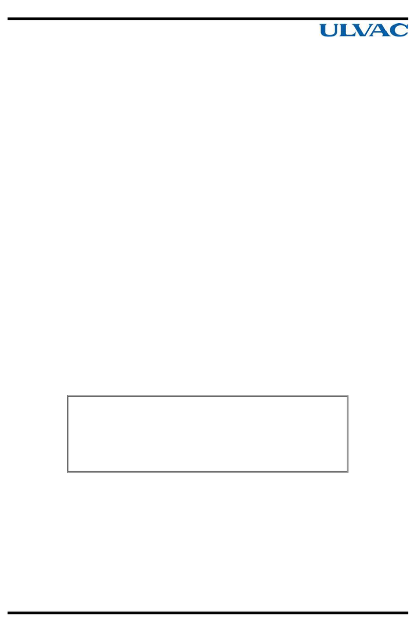 Ulvac PMB100D instruction manual