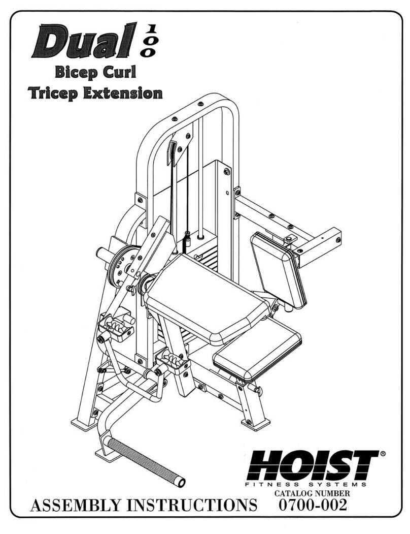 Hoist Fitness Dual 100 Assembly instructions