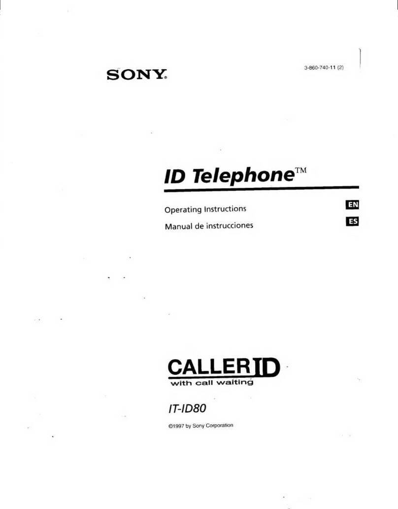 Sony IT-ID80 operating instructions