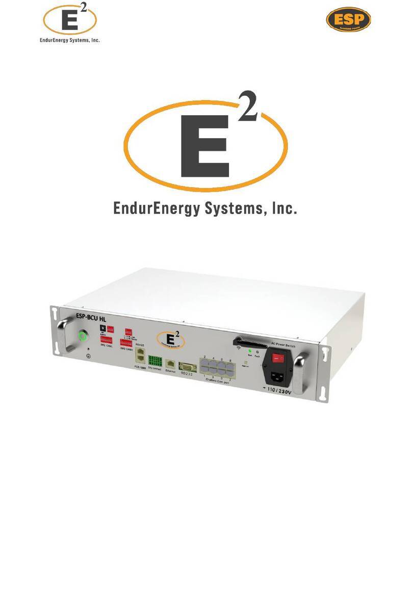 EndurEnergy Systems ESP-BCU HL User manual