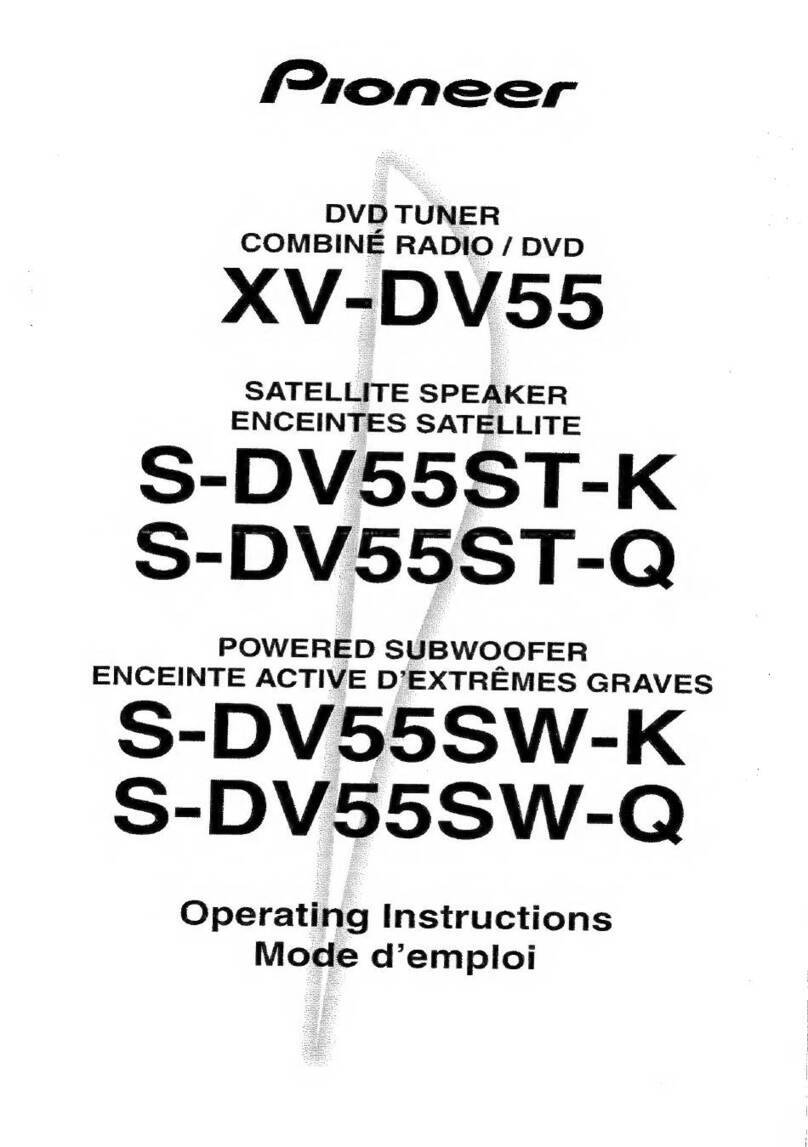 Pioneer XV-DV55 User manual
