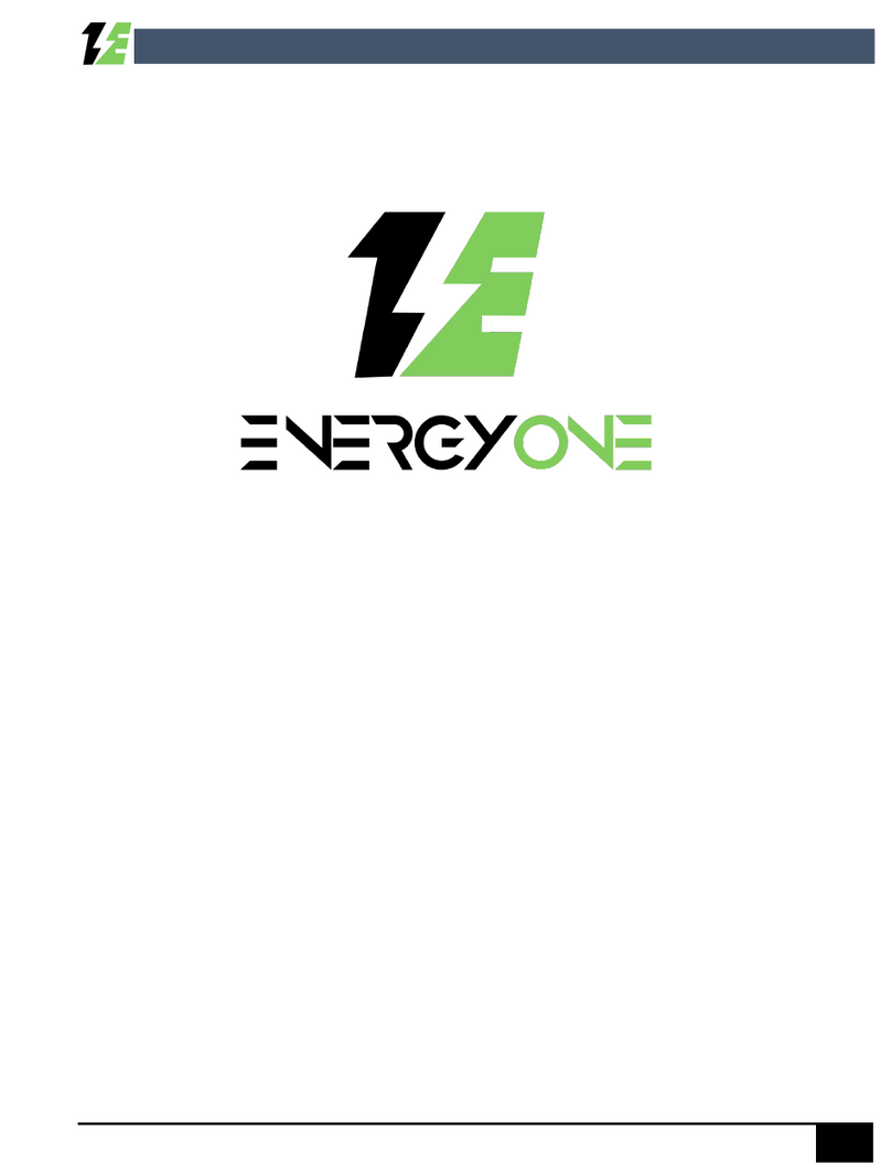 ENERGYONE One Operation manual ENERGYONE One Operation manual