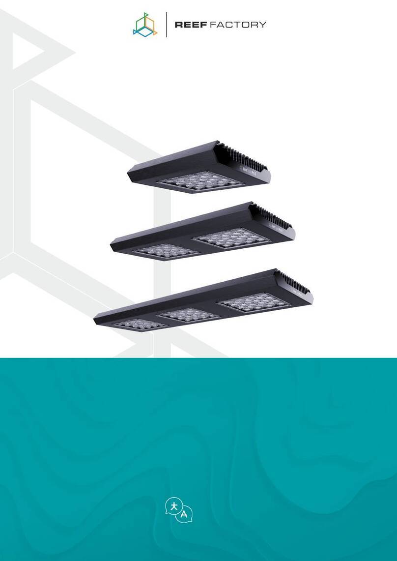 Reef Factory Reef flare Pro Series user manual