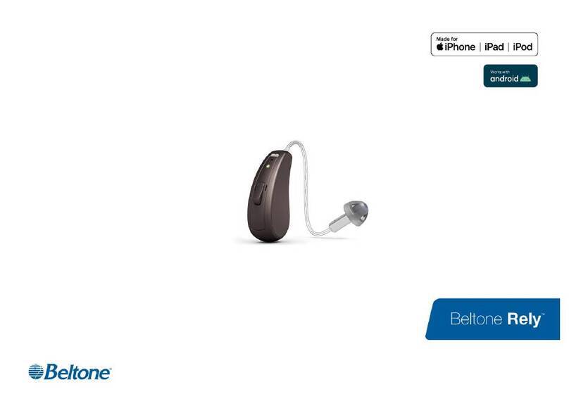 Beltone Rely RLY463-DRWC user guide