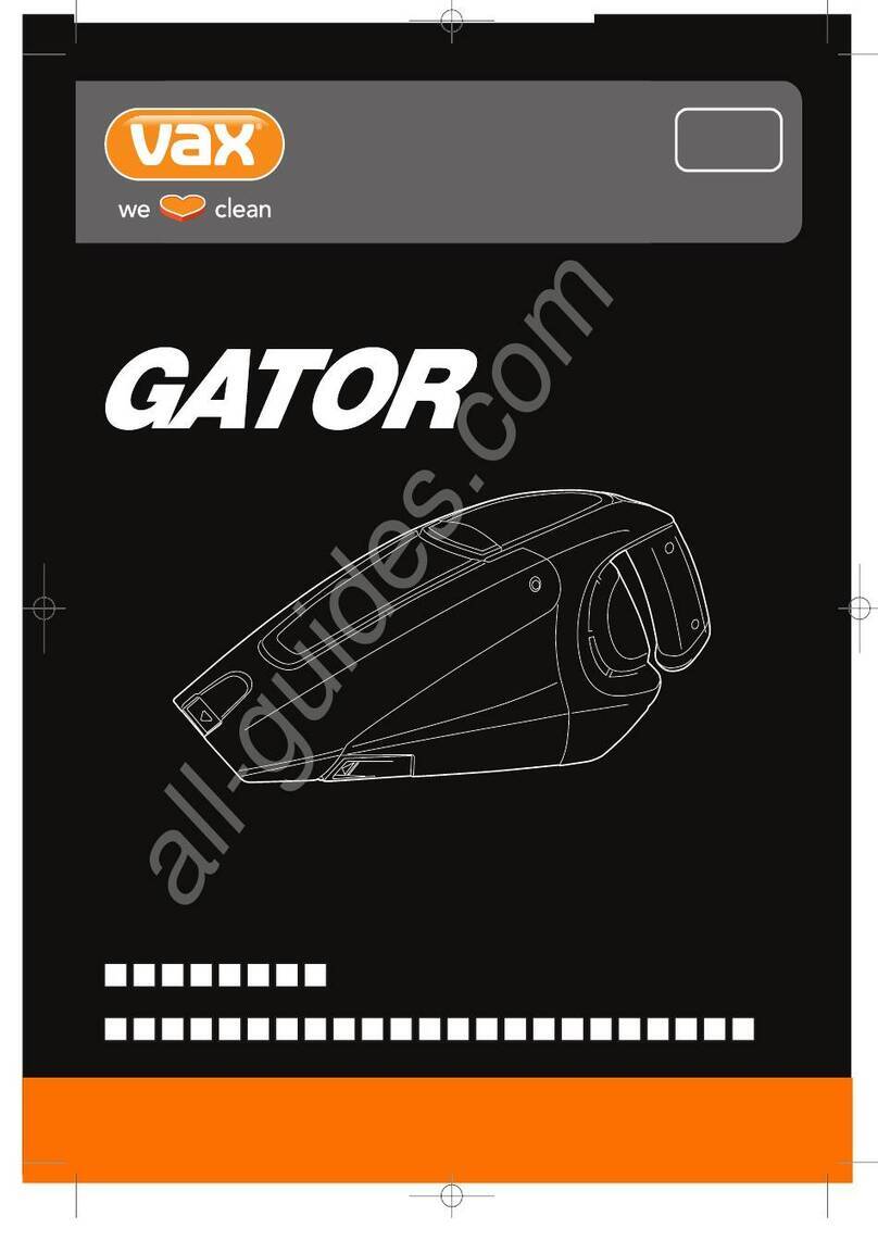 Vax Gator H90-GA-B User manual
