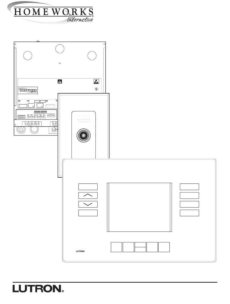 Lutron Electronics HOMEWORKS interactive HWI-HHP-LD User manual