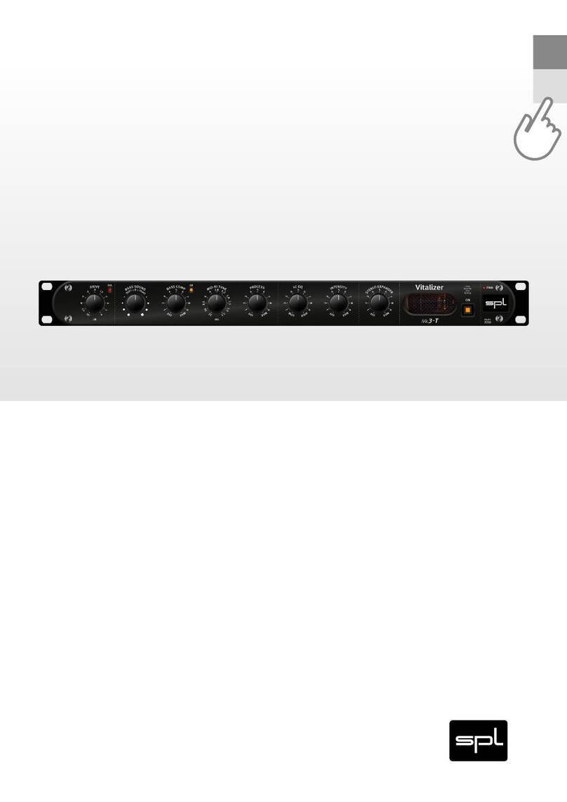 SPL Vitalizer Mk3-T User manual