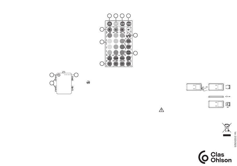 Clas Ohlson WX-LED44-80MC-1 manual
