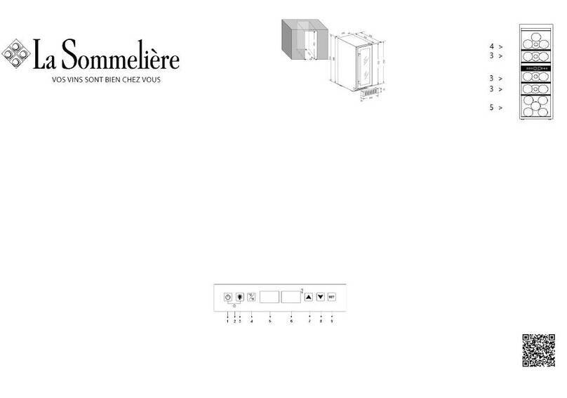 La Sommeliere LSBU18DZ User manual