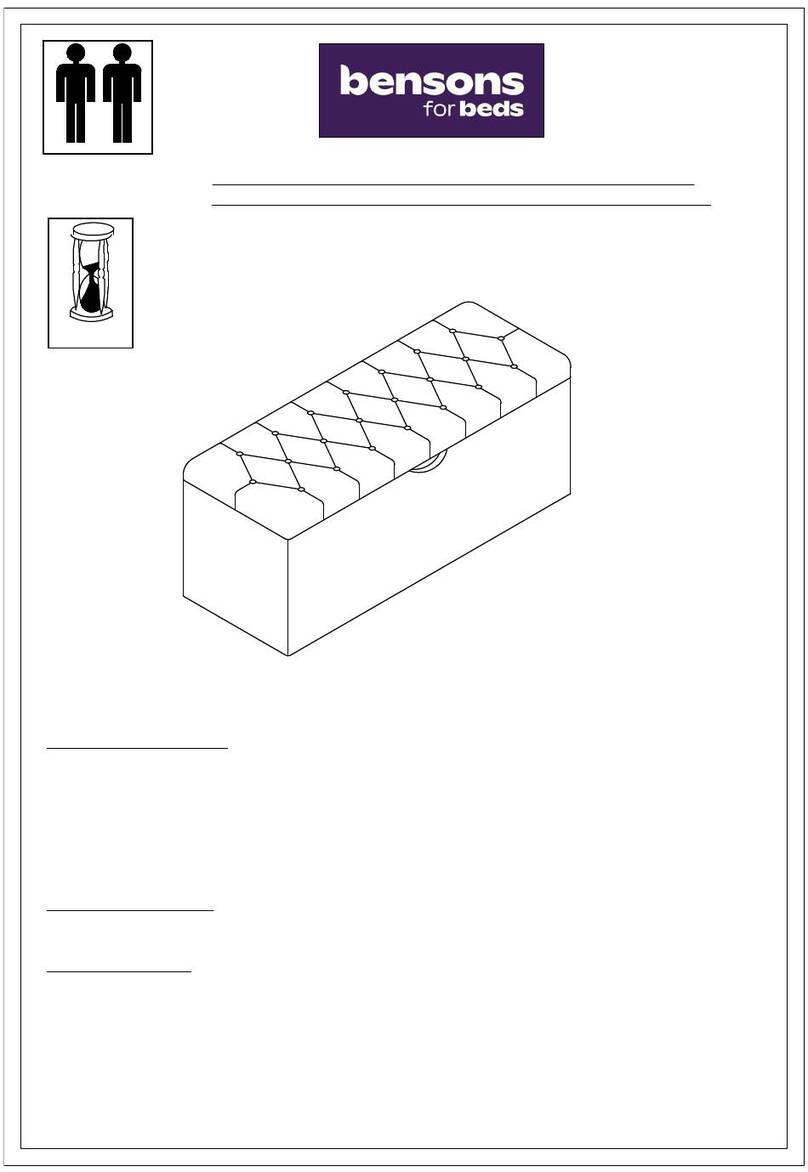 Bensons for Beds PENELOPE STK770625 Assembly instructions Bensons for Beds PENELOPE STK770625 Assembly instructions
