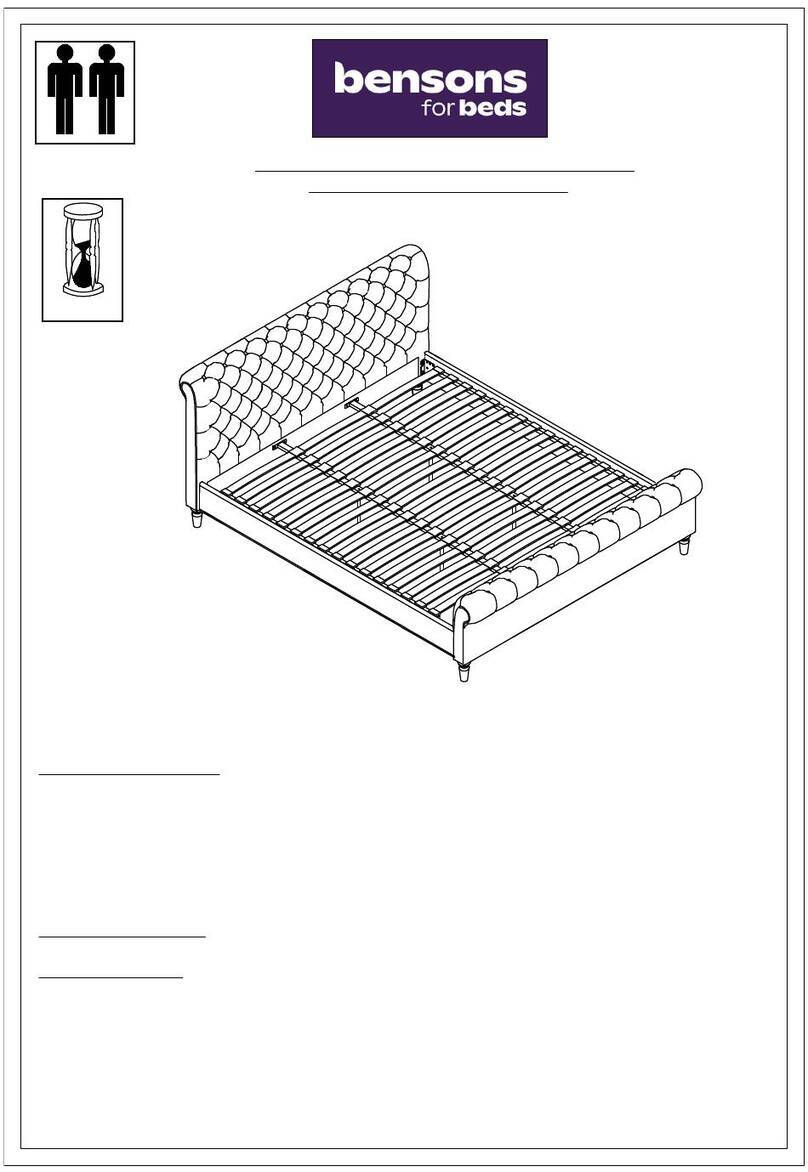 Bensons for Beds PENELOPE STK770606 Assembly instructions