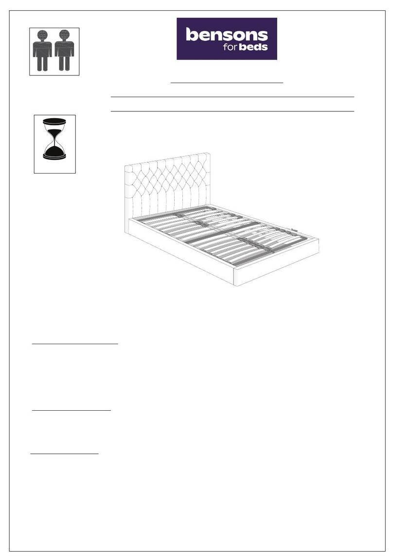 Bensons for Beds Valentina STK806601 User manual Bensons for Beds Valentina STK806601 User manual