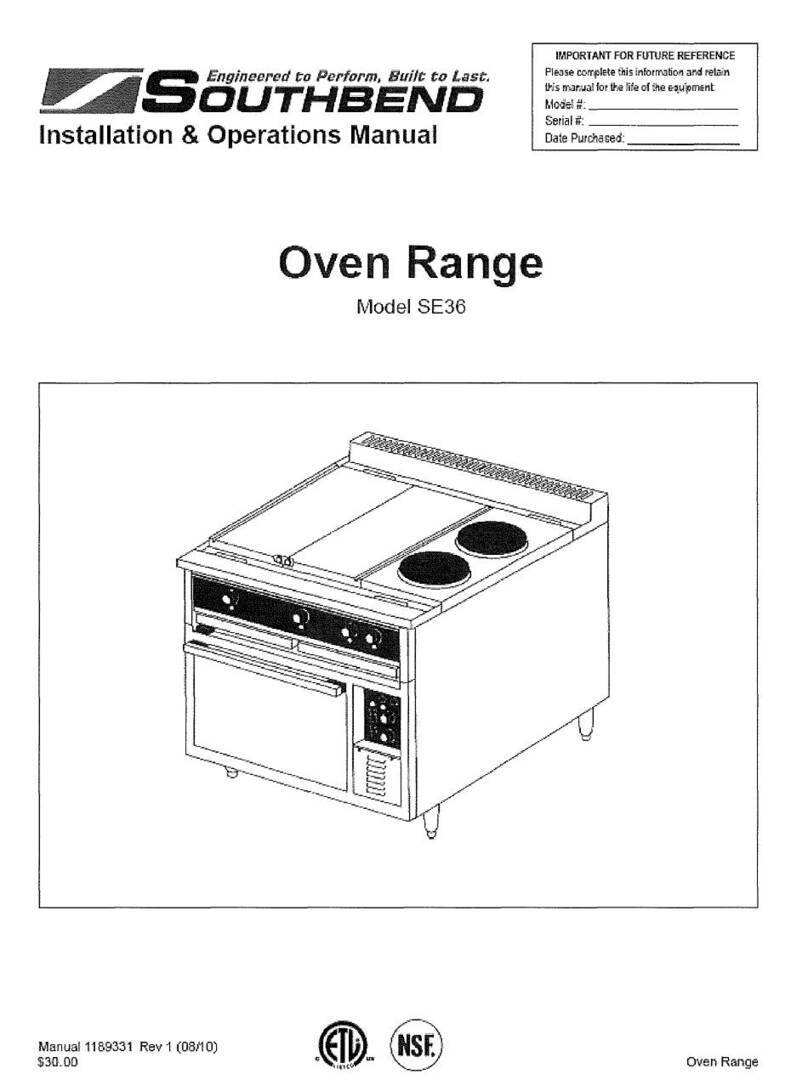 Southbend SE36 User manual