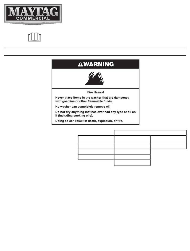 Maytag MLG22PR User instructions