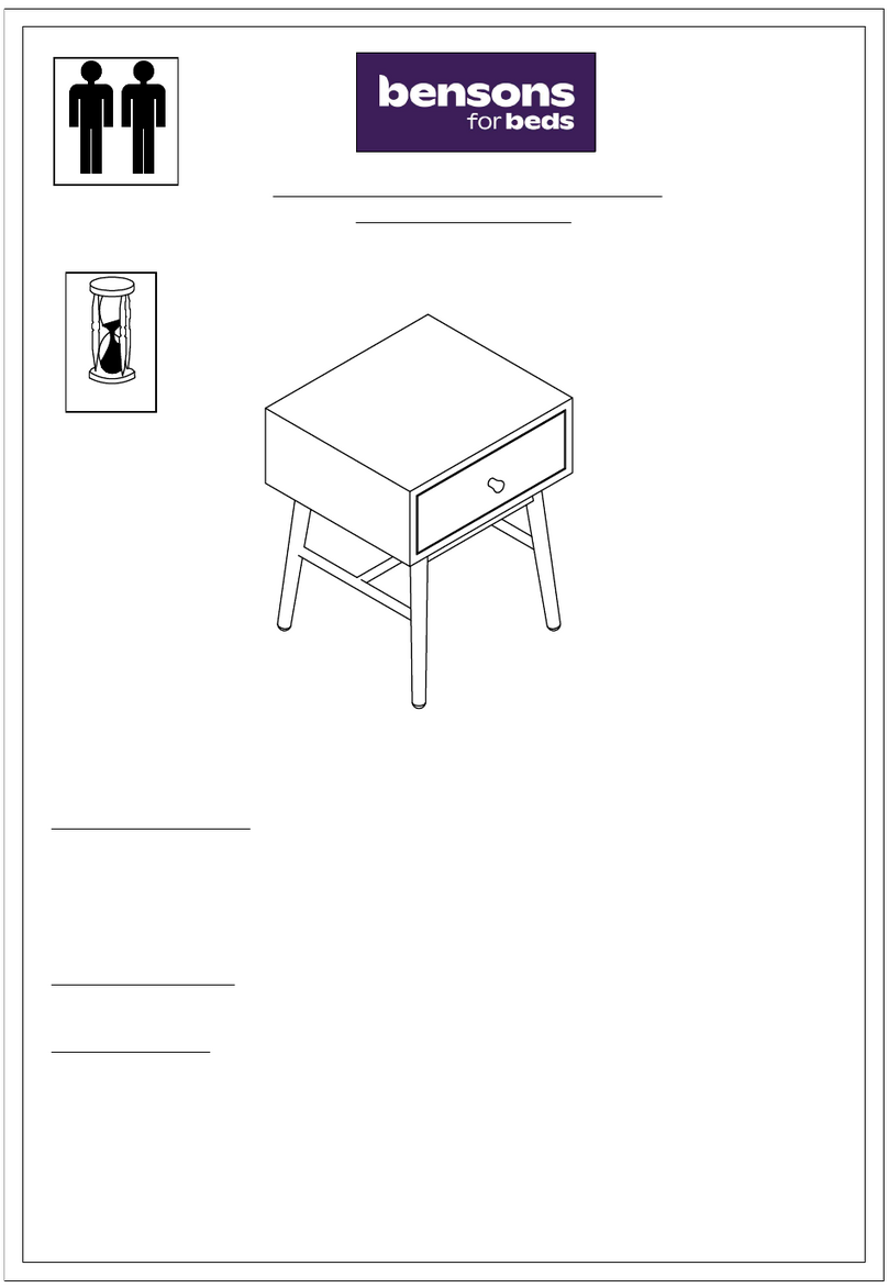 Bensons for Beds EZRA STK777907 Assembly instructions