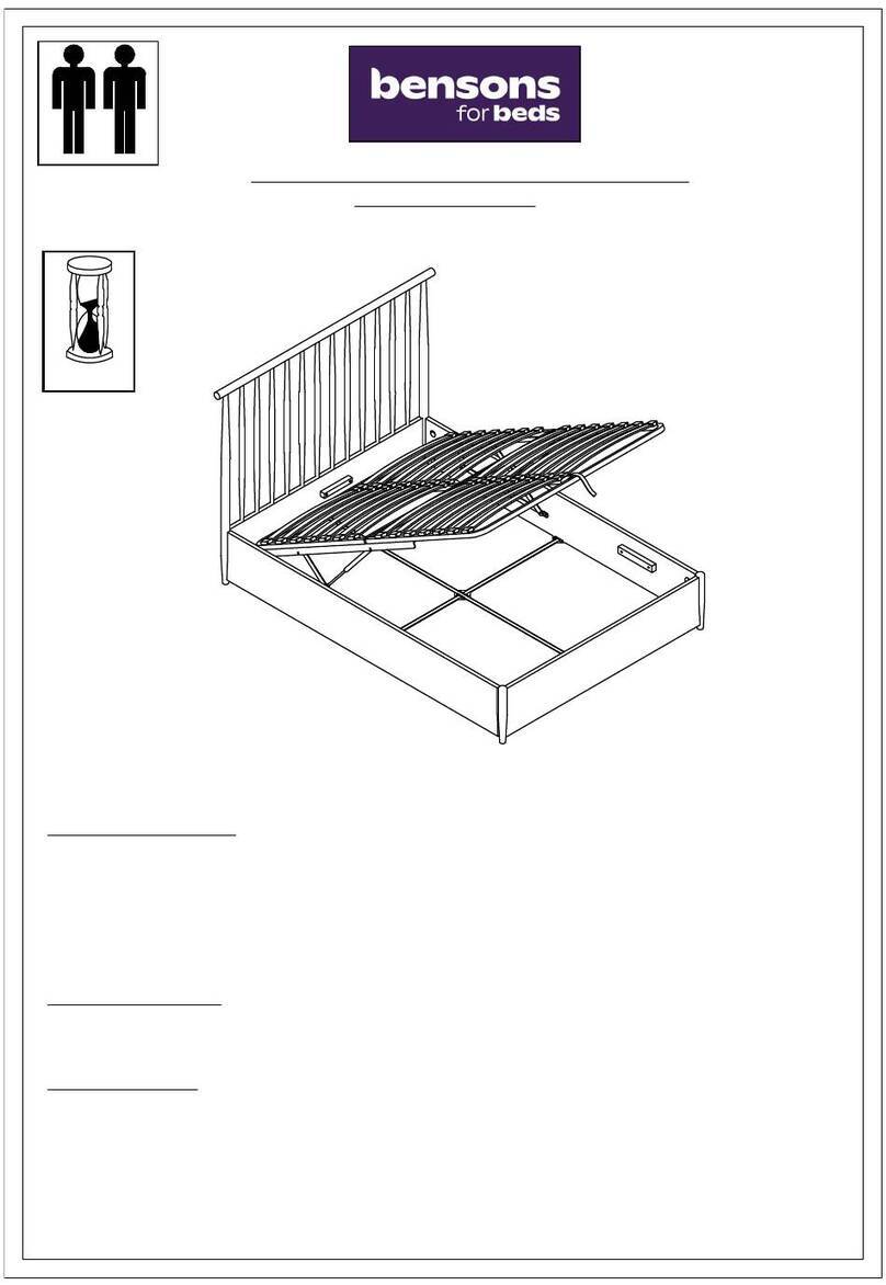 Bensons for Beds EZRA STK777902 Assembly instructions Bensons for Beds EZRA STK777902 Assembly instructions
