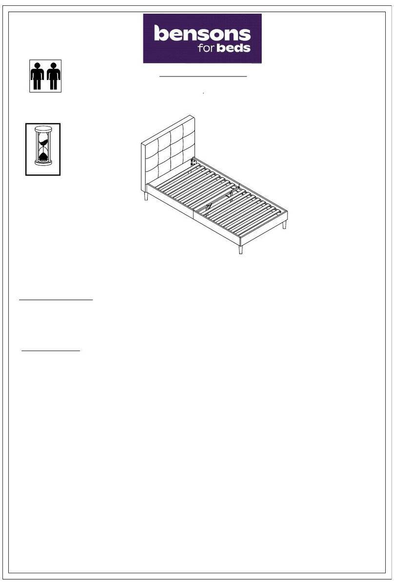 Bensons for Beds HATTIE STK799806 User manual Bensons for Beds HATTIE STK799806 User manual