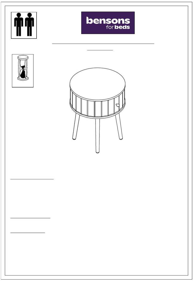Bensons for Beds KEATON STK778001 User manual