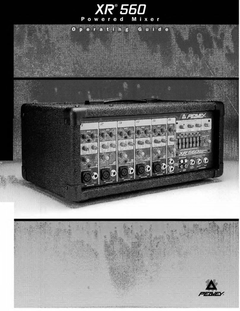 Peavey XR 560 operating guide