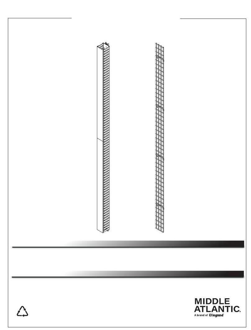 LEGRAND MIDDLE ATLANTIC FORWARD Series instruction sheet