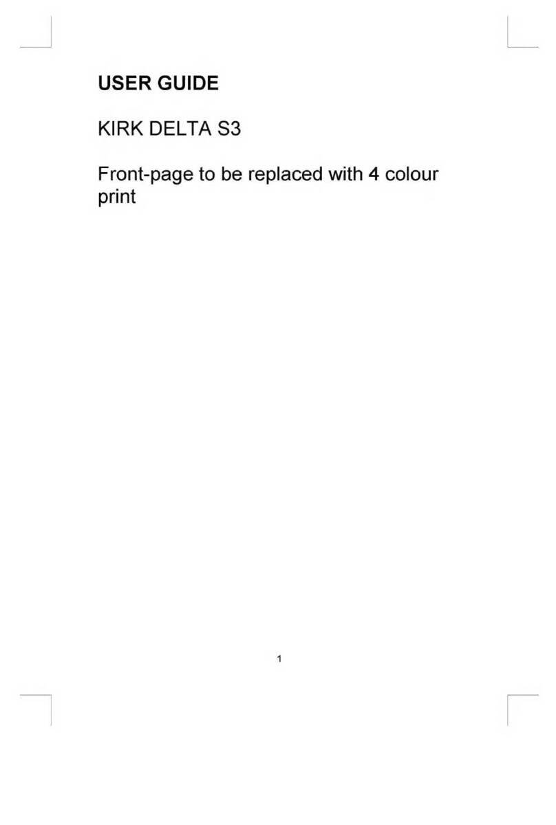 Kirk Delta S3 user guide