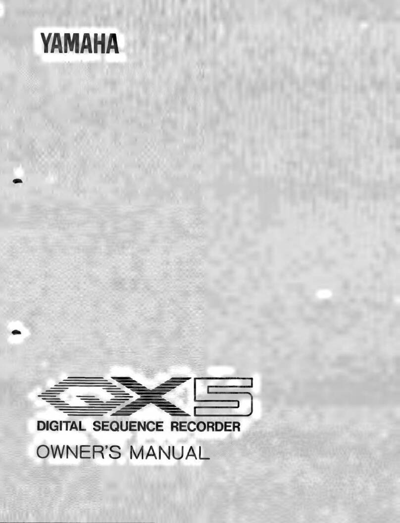 Yamaha QX5 owner's manual