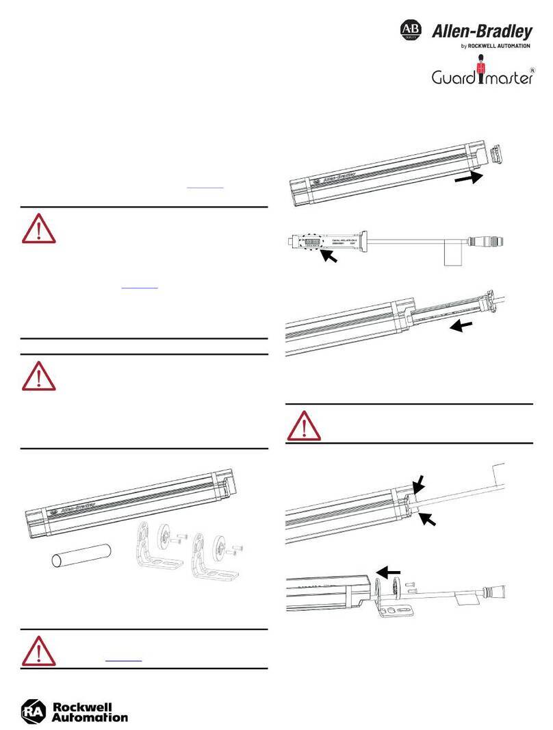 Rockwell Automation Allen-Bradley GuardShield 450L-B4FN YD... installation instructions
